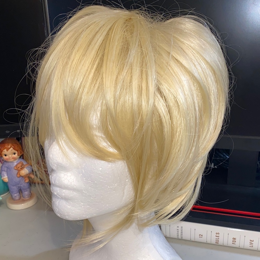 2 Blonde Hair Extensions, wig